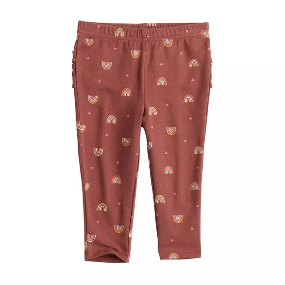 Brand New Toddler Butterfly Flare Jeans & Ruffle Back Leggings, Size 24 Months - Picture 3 of 7